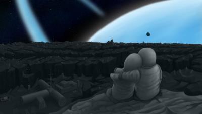 Hugs couple art 4k wallpaper