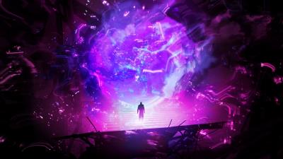 Lonely loneliness glow 4k wallpaper