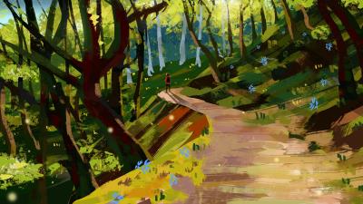 Lonely paints art 4k wallpaper