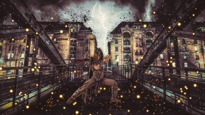 Magician sorcerer art 4k wallpaper