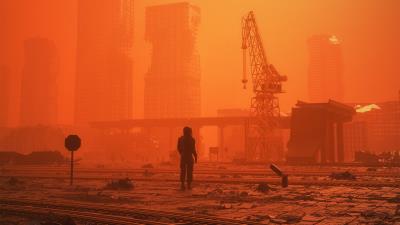 Man city construction 4k wallpaper