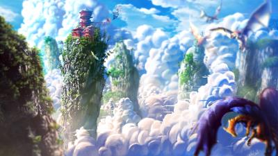 Pagoda temple building 4k wallpaper