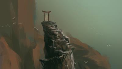 Rock gate arch 4k wallpaper