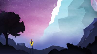 Silhouette landscape art image 4k wallpaper