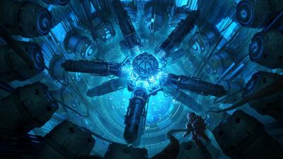 Space station astronaut art 4k wallpaper