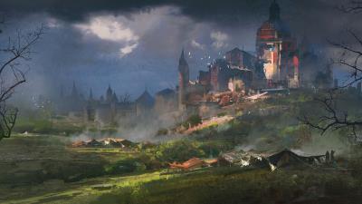 Temple architecture building image 4k wallpaper