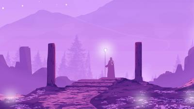 Wizard magic fantasy 4k wallpaper