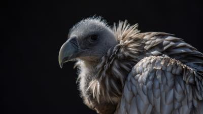 Vulture bird predator 4k wallpaper