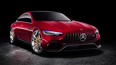 Mercedes amg gt concept 2017 4k wallpaper
