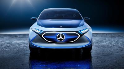 Mercedes benz concept eq a 2017 frankfurt motor show 4k wallpaper