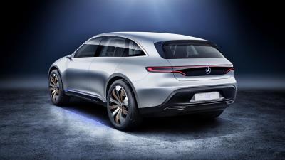 Mercedes benz eq electric concept suv 4k wallpaper