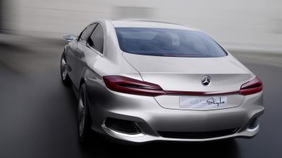 Mercedes benz f800 concept rear view 4k wallpaper