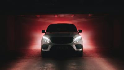 Mercedes benz gl 350d mercedes front view 4k wallpaper