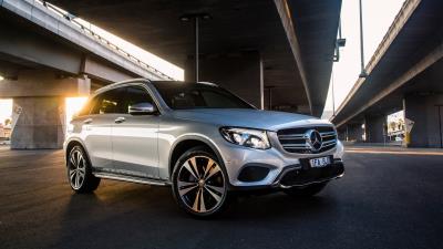 Mercedes benz glc class x253 side view wallpaper 4k wallpaper