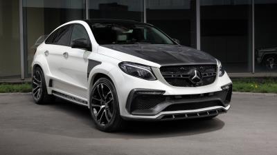 Mercedes benz gle class c292 front view 4k wallpaper
