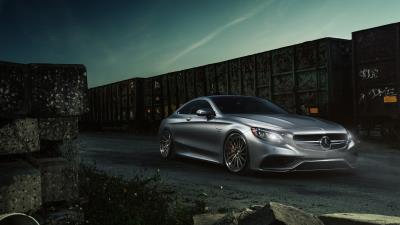 Mercedes benz s63 amg luxury sports sedan 4k wallpaper