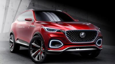Mg x motion suv concept 4k wallpaper