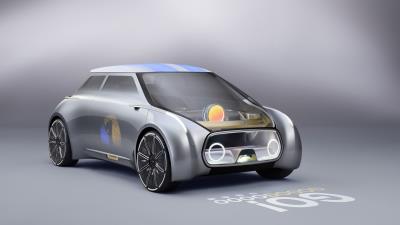 Mini vision next 100 concept car 4k wallpaper