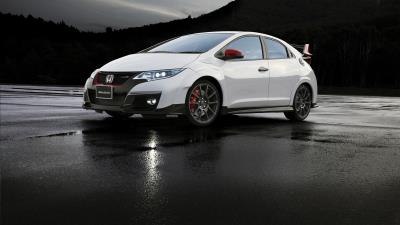 Modulo honda civic white side view 4k wallpaper