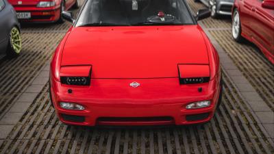 Nissan car front view 4k wallpaper