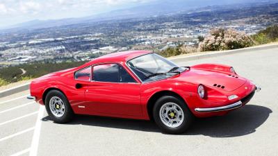 Pininfarina ferrari dino 246 gt series e 1971 4k wallpaper