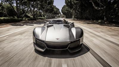 Rezvani motors beast supercar front view 4k wallpaper