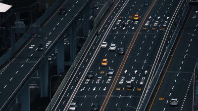 Road cars city 4k wallpaper