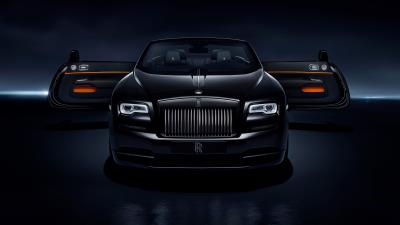 Rolls royce dawn black badge 2017 4k wallpaper