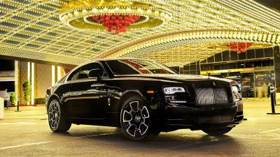 Rolls royce wraith black badge 2017 4k wallpaper