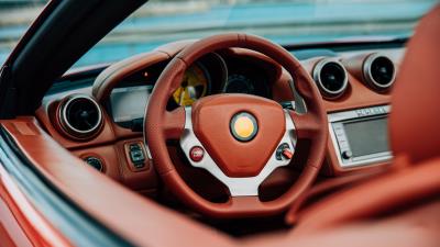 Steering wheel car luxury 4k wallpaper