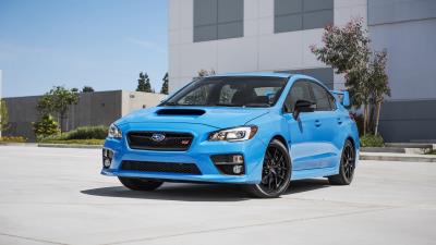 Subaru wrx sti side view 4k wallpaper