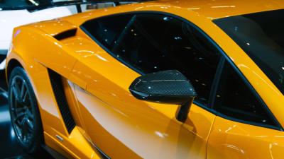 Supercar sports car side view 4k wallpaper