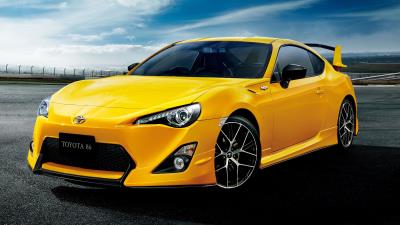 Toyota 2015 gt86 yellow 4k wallpaper