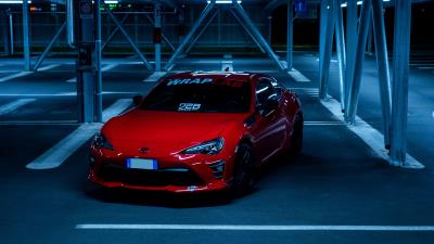 Toyota car sports car 4k wallpaper