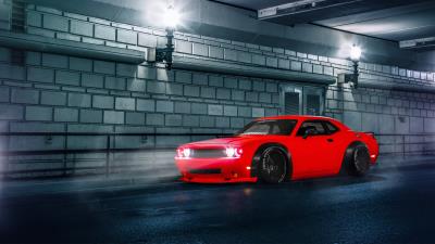2015 dodge challenger srt 4k wallpaper