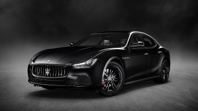 2018 maserati ghibli nerissimo black edition 4k wallpaper