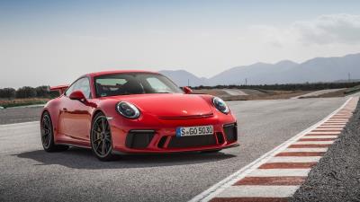 2018 porsche 911 gt3 guards red 4k wallpaper