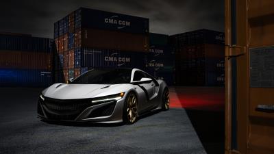 Acura nsx hre wheels 4k wallpaper