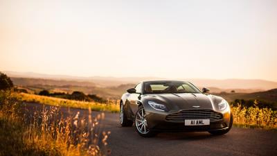 Aston martin db11 front view 4k wallpaper