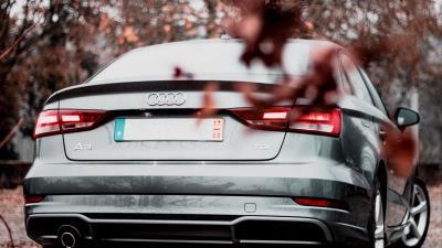 Audi a3 audi rear view 4k wallpaper