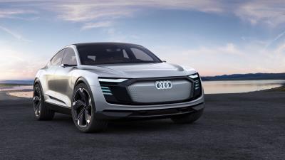 Audi e tron sportback concept 4k wallpaper