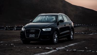 Auto black side view car 4k wallpaper