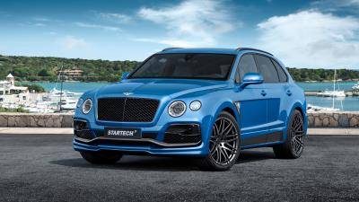 Bentley bentayga side view car 4k wallpaper