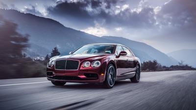 Bentley flying spur movement 4k wallpaper