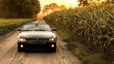 Bmw car front view 4k wallpaper
