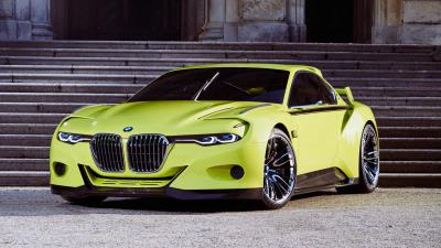 Bmw csl hommage side view 4k wallpaper