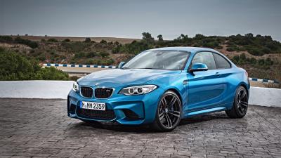 Bmw f87 side view 4k wallpaper