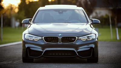 Bmw front view car 4k wallpaper