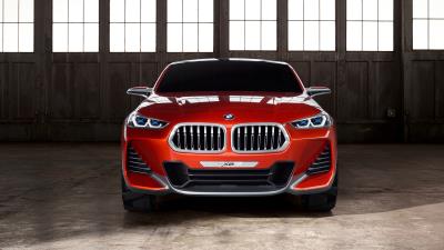 Bmw x2 paris auto show 2016 4k wallpaper