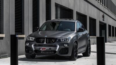 Bmw x4 f26 front view 4k wallpaper
